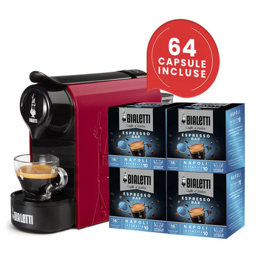 Trony BIALETTI - BUNDLE GIOIA + 64 CAPS - ROSSO