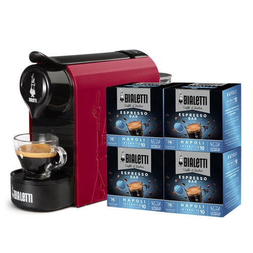 Trony BIALETTI - BUNDLE GIOIA + 64 CAPS - ROSSO