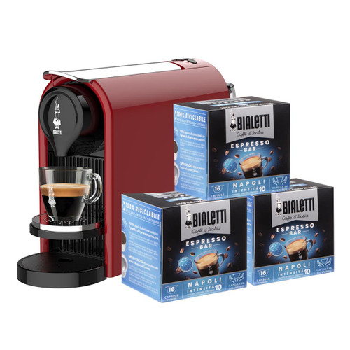 Trony BIALETTI - BUNDLE GIOIA PLUS ROSSO+48CAPS