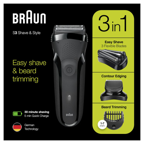 Trony BRAUN - BRAUN RASOIO SERIES 3 300BT
