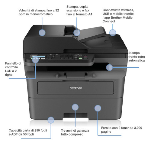 Trony BROTHER - MFCL2827DWXL