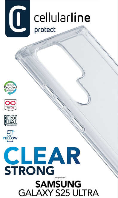 Trony CELLULARLINE - Clear Strong - Galaxy S25 Ultra