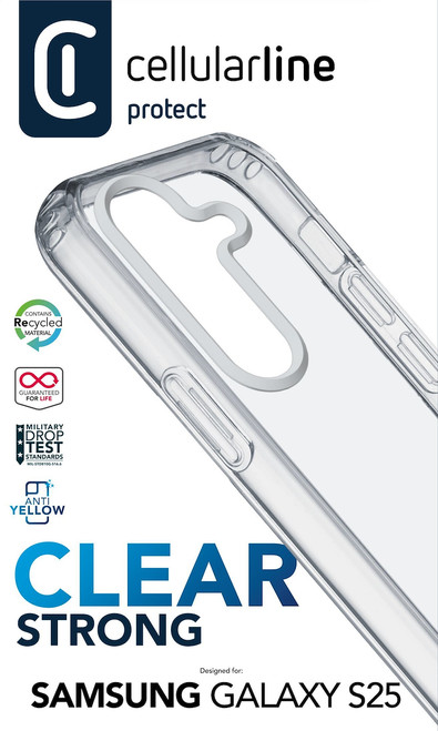 Trony CELLULARLINE - CLEAR STRONG - GALAXY S25