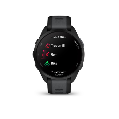 Trony GARMIN - FORERUNNER 165 BLACK/SLATE GREY
