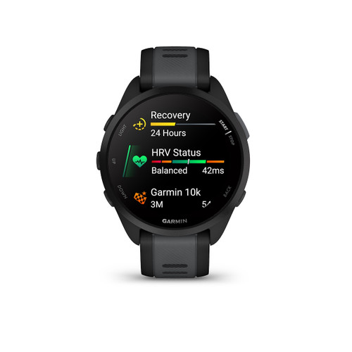 Trony GARMIN - FORERUNNER 165 BLACK/SLATE GREY