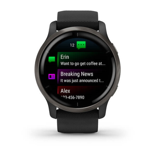 Trony GARMIN - VENU 2 BLACK SLATE