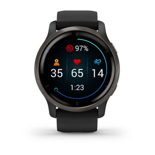 Trony GARMIN - VENU 2 BLACK SLATE