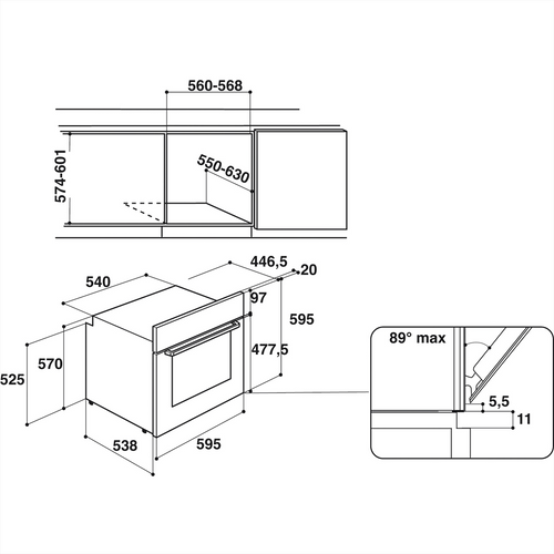 Trony HOTPOINT ARISTON - FA4 834 H IX HA