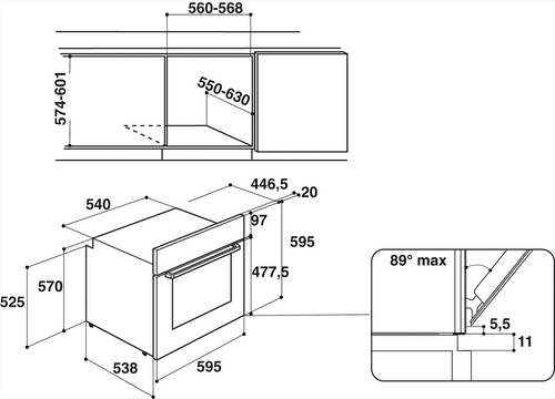 Trony HOTPOINT ARISTON - FA4 834 H IX HA