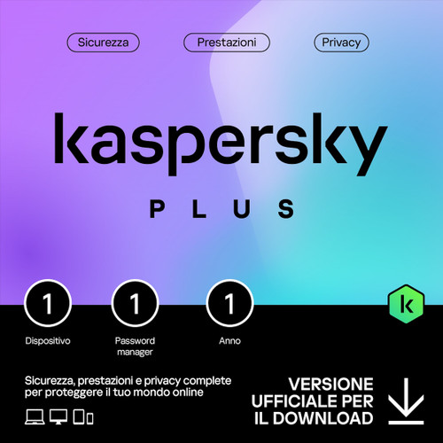 Trony KASPERSKY - KASPERSKY PLUS 1D 1Y ESD TRONY _IT