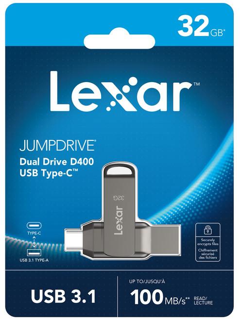 Trony LEXAR - JD DUAL DRIVE D400 USB 3.1 32GB