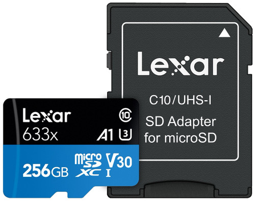 Trony LEXAR - MICROSDHC 633X 256GB W/ADA GLOBAL