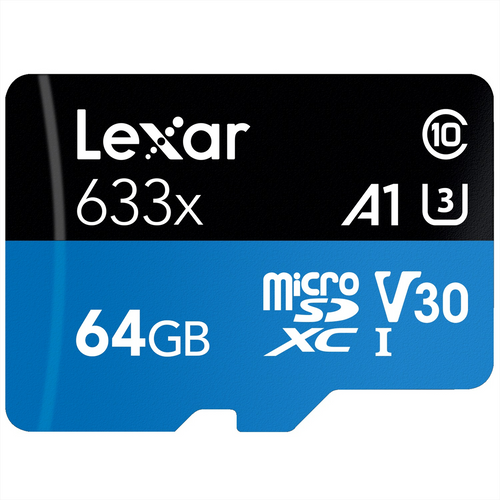 Trony LEXAR - MICROSDHC 633X 64GB W/ADA GLOBAL