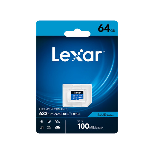 Trony LEXAR - MICROSDXC 633X 64GB NO ADAT