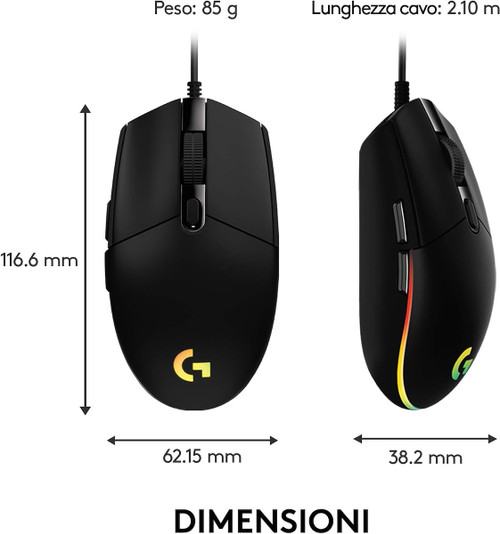 Trony LOGITECH - G203 LIGHTSYNC