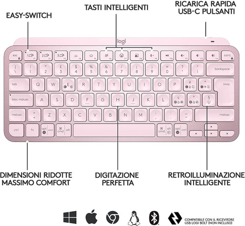 Trony LOGITECH - MX Keys Mini Minimalist Wireless