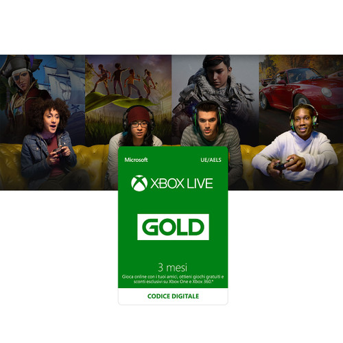 Trony MICROSOFT - MICROSOFT XBOX LIVE GOLD 3 MESI