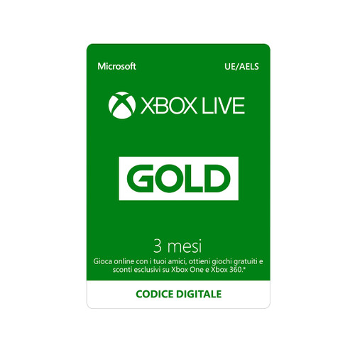 Trony MICROSOFT - MICROSOFT XBOX LIVE GOLD 3 MESI