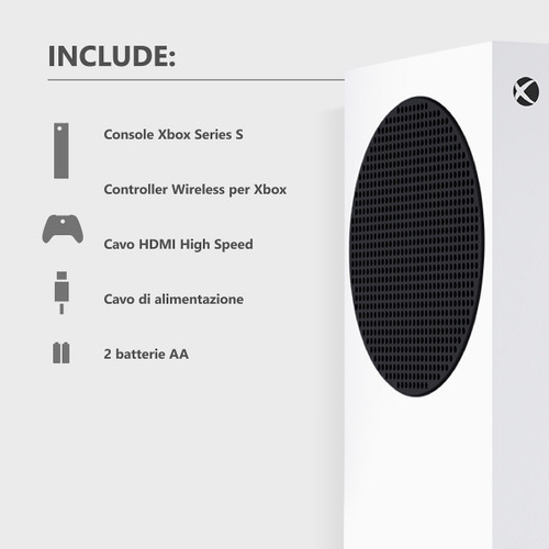 Trony MICROSOFT - XBOX SERIES S – 1TB IN ROBOT WHITE