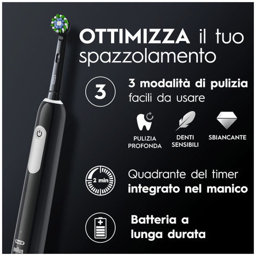 Trony ORAL-B - PRO 1 BLACK