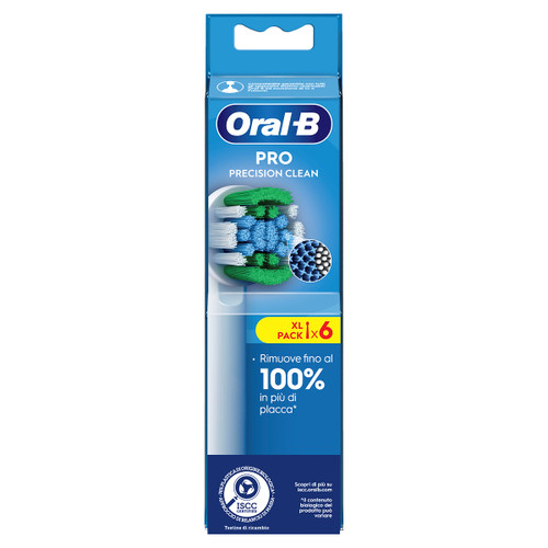 Trony ORAL-B - TESTINE PRO PRECISION CLEAN 6 TESTINE