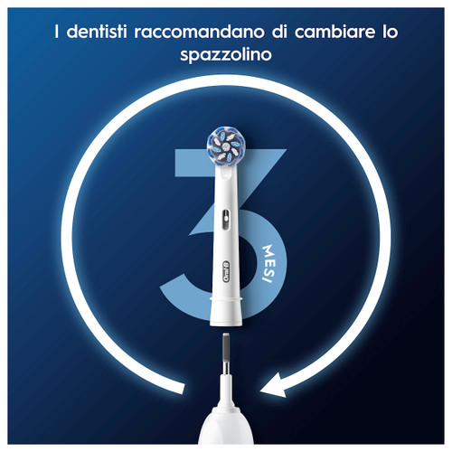 Trony ORAL-B - TESTINE PRO SENSITIVE CLEAN 3 TESTINE