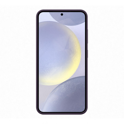 Trony SAMSUNG - CUSTODIA S24 SILICONE DARK VIOLET