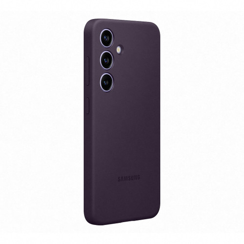 Trony SAMSUNG - CUSTODIA S24 SILICONE DARK VIOLET