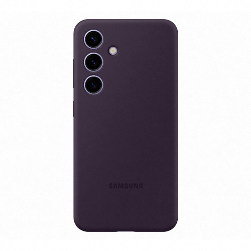 Trony SAMSUNG - CUSTODIA S24 SILICONE DARK VIOLET