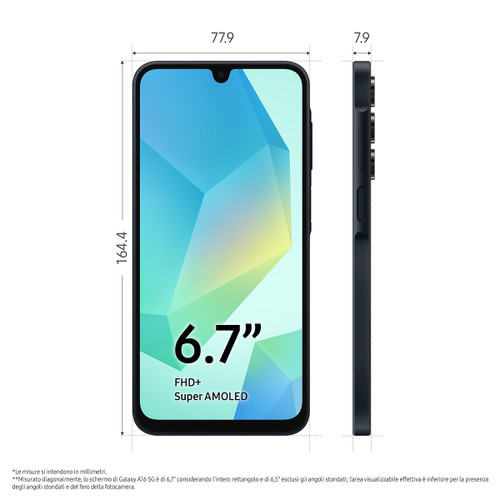 Trony SAMSUNG - Galaxy A16 5G 4+128GB Blue Black