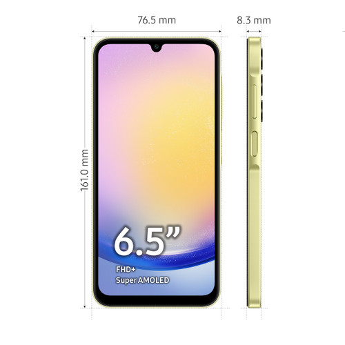 Trony SAMSUNG - Galaxy A25 5G 8+256GB Yellow