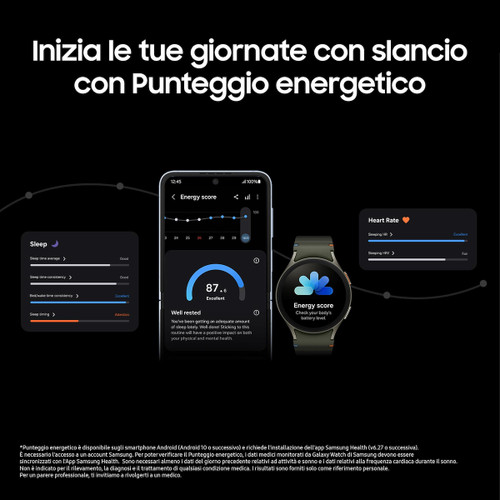 Trony SAMSUNG - GALAXY WATCH7 44MM BT 2+32GB SILVER