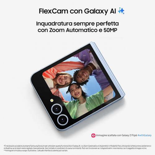 Trony SAMSUNG - Galaxy Z Flip6 12+256GB Blue