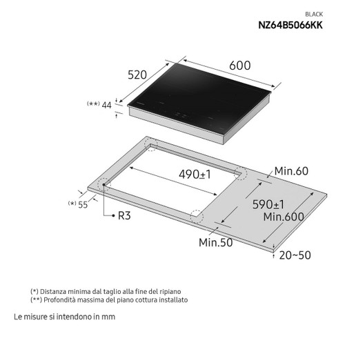 Trony SAMSUNG - NZ64B5066KK/U1