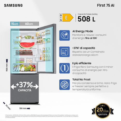 Trony SAMSUNG - RB50DG602ES9EF F1RST75 AI