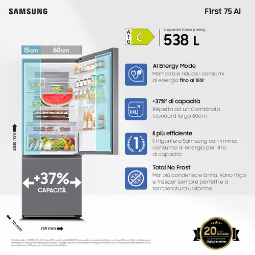 Trony SAMSUNG - RB53DG706CS9EF F1RST75 AI