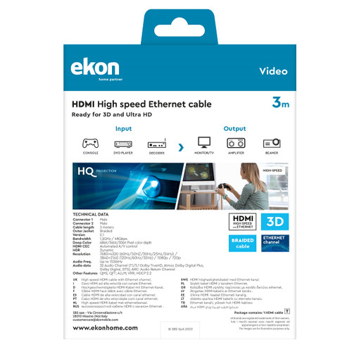 Trony SBS - ECVHDMI8K30MMK
