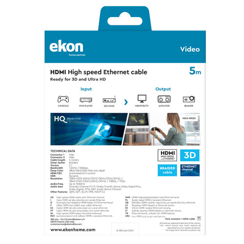 Trony SBS - ECVHDMI8K50MMK