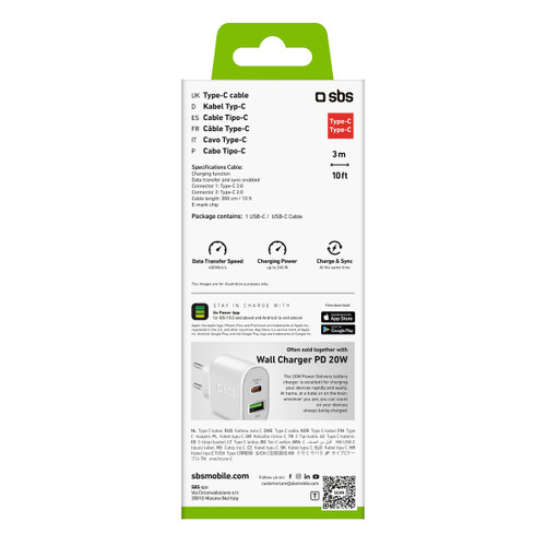Trony SBS - TECABLE3MTCC240W