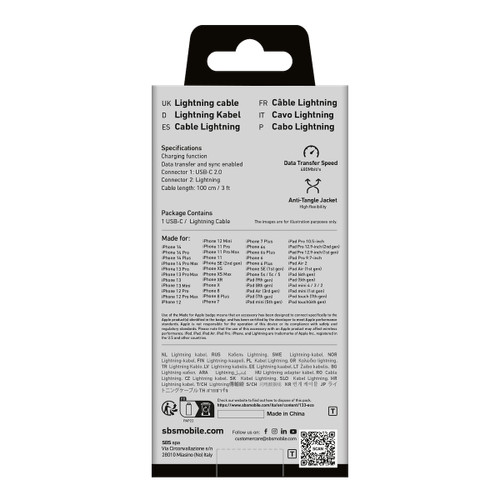 Trony SBS - TECABLELIGTC1BW