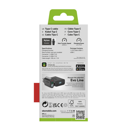 Trony SBS - TECABLETCCLED100WK