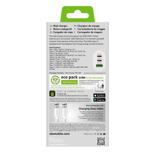 Trony SBS - TETRUSB2CGAN65W