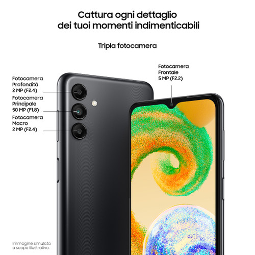 Trony TIM - Galaxy A04s 3+32GB Black