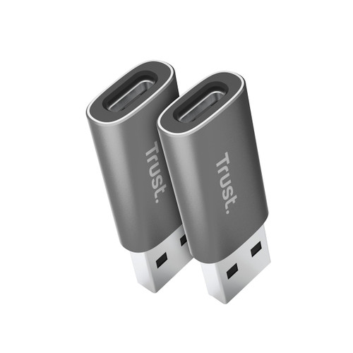 Trony TRUST - CALYX USB-A TO USB-C ADAPTER 2PACK