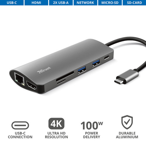 Trony TRUST - DALYX 7-IN-1 USB-C ADAPTER