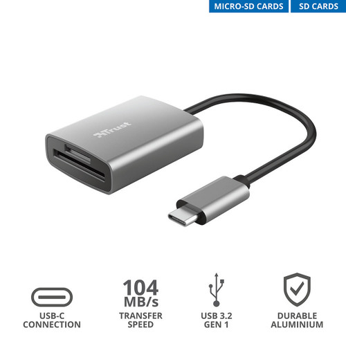 Trony TRUST - DALYX FAST USB-C CARDREADER