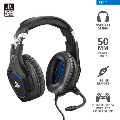 Trony TRUST - GXT 488 FORZE PS4 HEADSET BLACK