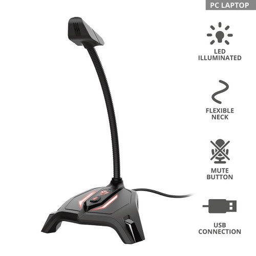 Trony TRUST - GXT215 ZABI USB LED MICROPHONE