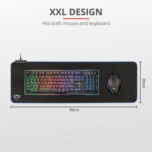 Trony TRUST - GXT764 GLIDE-FLEX RGB XXL MOUSEPAD