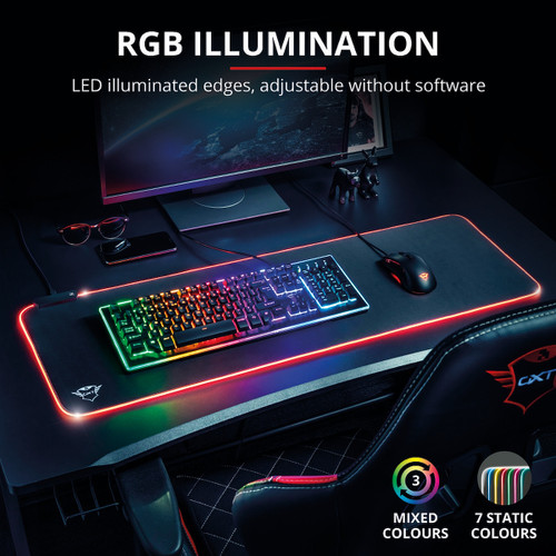Trony TRUST - GXT764 GLIDE-FLEX RGB XXL MOUSEPAD